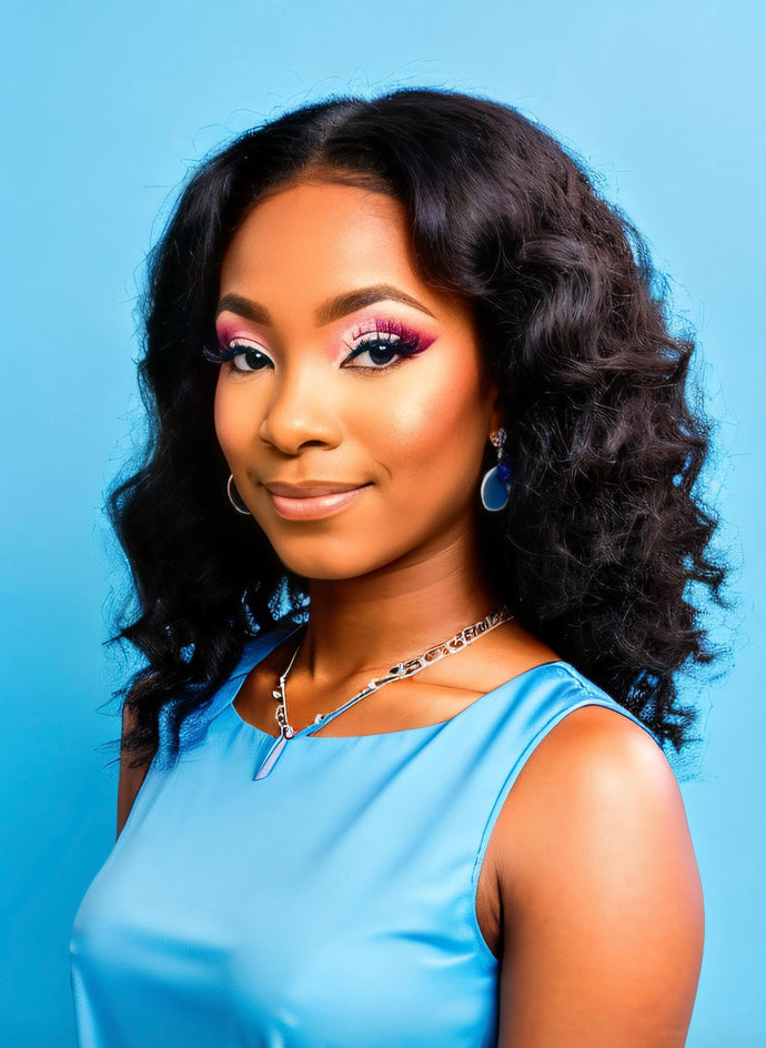 Messy Curl Closure Wig