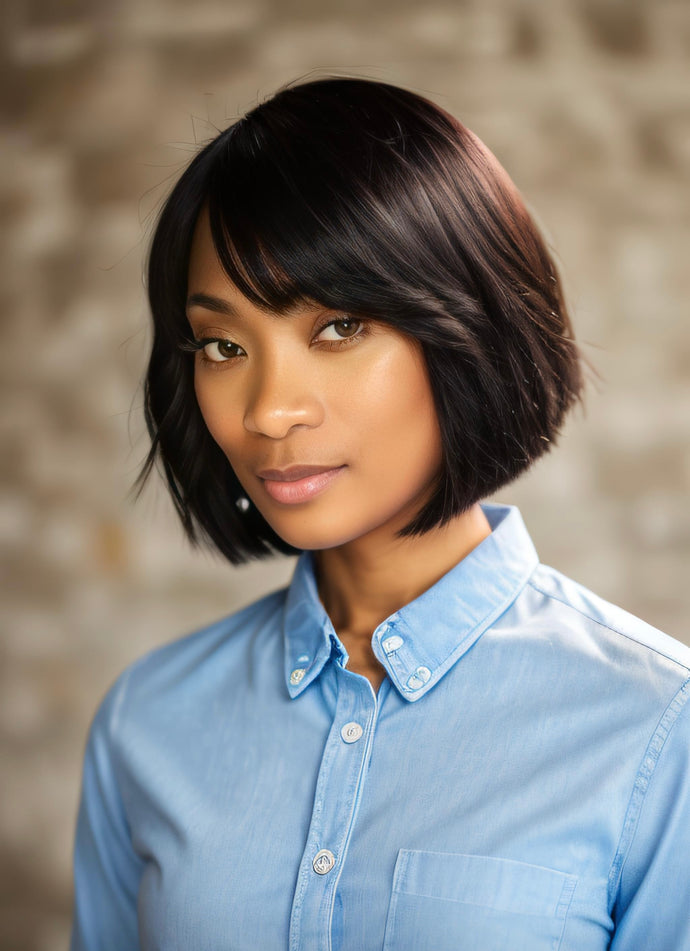 Straight Bob Bang Wig