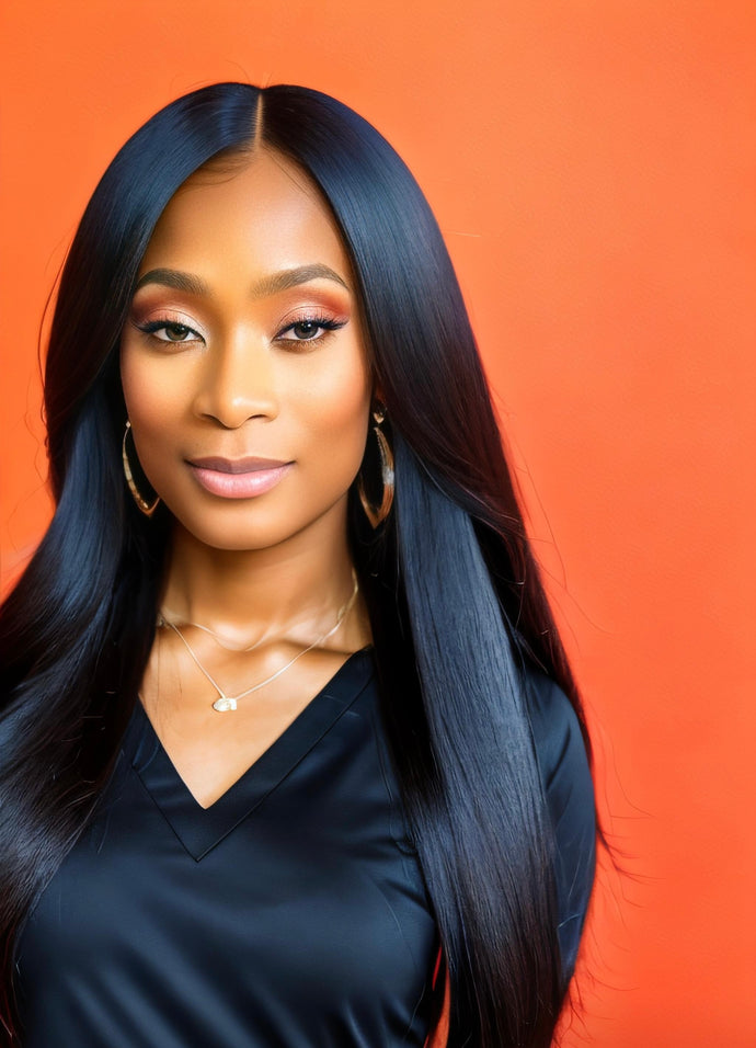 Straight Closure Wig