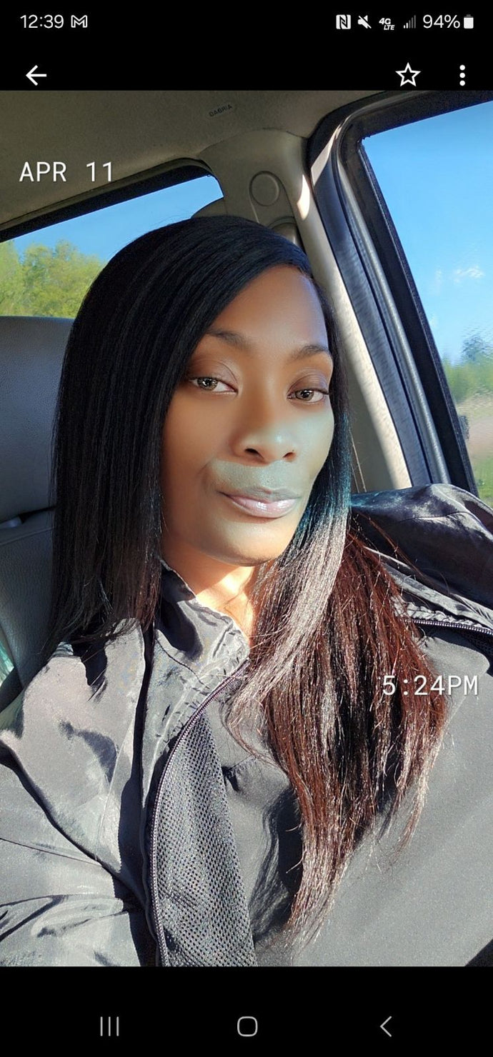 Natural Yaki Wig (similar to blowout hair)