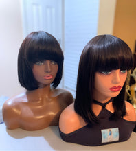 Load image into Gallery viewer, Straight Bob Bang Wig
